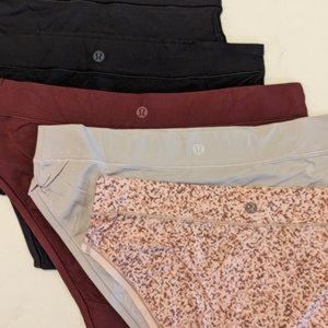 Lululemon mid-rise underwear (NEW in packaging) size Small - five pack